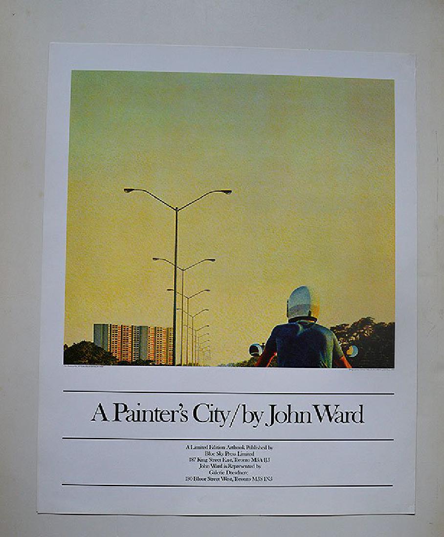 JOHN WARD " A PAINTER'S CITY": JOHN WARD " A PAINTER'S CITY". MEASURES AT 24 X 30