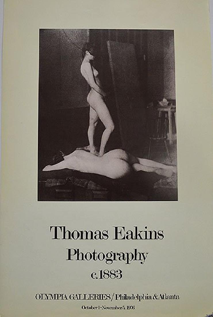 THOMAS EAKINS PHOTOGRAPHY: THOMAS EAKINS PHOTOGRAPHY. MEASURES AT 25 X 33