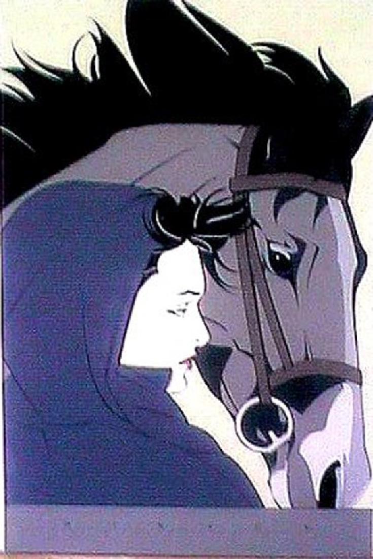 NAGEL\'S COMMEMORATIVE ORIGINAL SERIGRAPH #13,: NAGEL\'S COMMEMORATIVE ORIGINAL SERIGRAPH #13, ,PATRICK NAGEL PRINT ORIGINAL SERIGRAPH LIMITED EDITION SIGNED IN THE PLATE. 36 X 24 Published by Mirage DUMAS.on heavy art paper,. a rare find , IT CAME