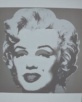 ANDY WARHOL MARILYN MONROE "MARILYN " (C)1981: ANDY WARHOL MARILYN MONROE "MARILYN" (C)1981 VAGA ,NEW YORK AND KUNST, BONN22.5 X 28.5