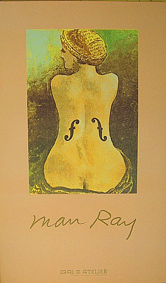 MAN RAY. "VIOLIN D'INGRES " VINTAGE POSTER 80s: MAN RAY. "VIOLIN D'INGRES " VINTAGE POSTER 80s IGAL M ATELIER PUBLISHER STRAIT FROM THE PUBLISHER NOT SECOND HAND NO RESERVE