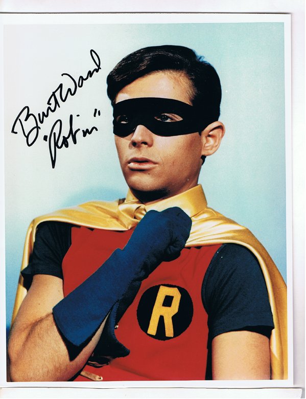 BURT WARD - 8X10 PHOTO W/ CERTIFICATE: BURT WARD - 8X10 PHOTO W/ CERTIFICATE FROM TODD MUELLER.Todd Mueller began collecting autographs in 1978 and now the owner of Todd Mueller Autographs. Todd Mueller has been in the Autograph industry a