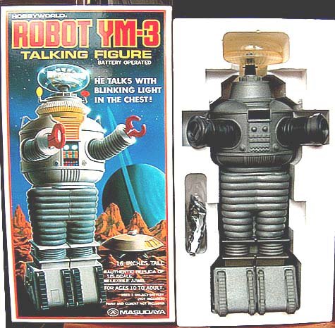 VINTAGE 15" LOST IN SPACE  MASUDAYA  YM-3 ROBOT MIB (1 of 3)