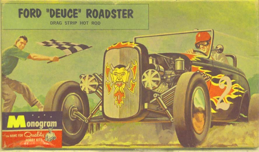 FORD "DUECE" ROADSTER DRAG STRIP HOT ROD RACER (CR) (1 of 1)