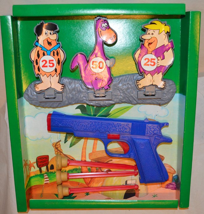 HANNA BARBERA FLINTSTONE "SHOT EM DOWN" TARGET GAME (1 of 1)
