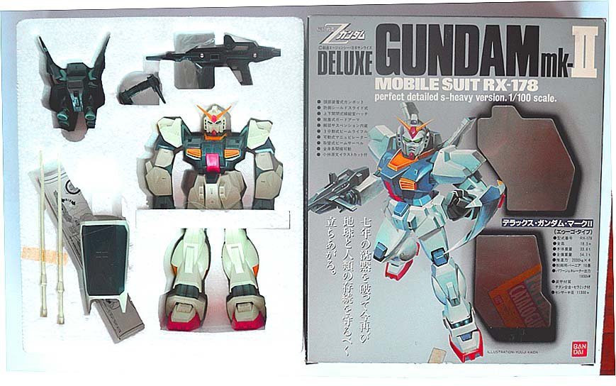 BANDAI DELUXE GUNDAM MK-II MOBILE SUIT RX-178 ROBOT (1 of 1)