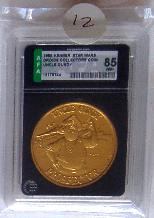 STAR WARS-DROID, UNCLE GUNDY COIN, 1985, AFA 85 (1 of 1)