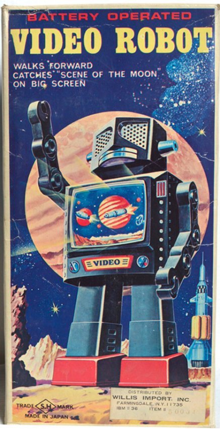 BATTERY OPERATED VIDEO ROBOT (1 of 1)