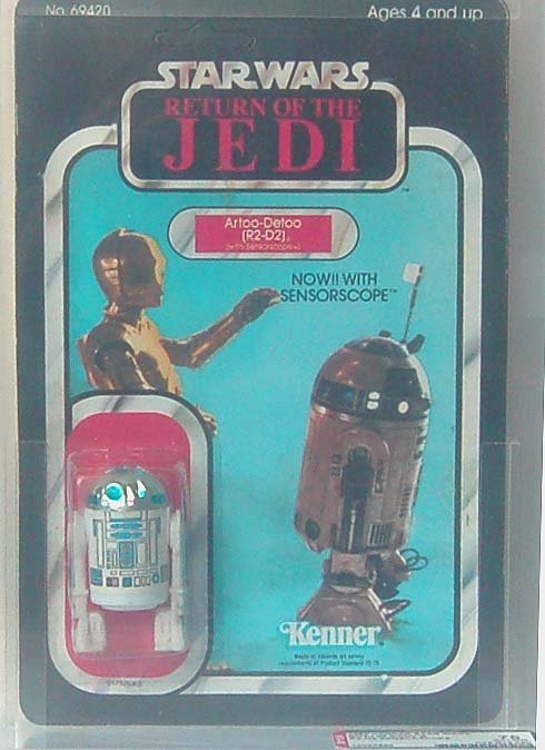 STAR WARS- JEDI R2-D2 SENSORSCOPE, 1983, AFA 75 (1 of 1)