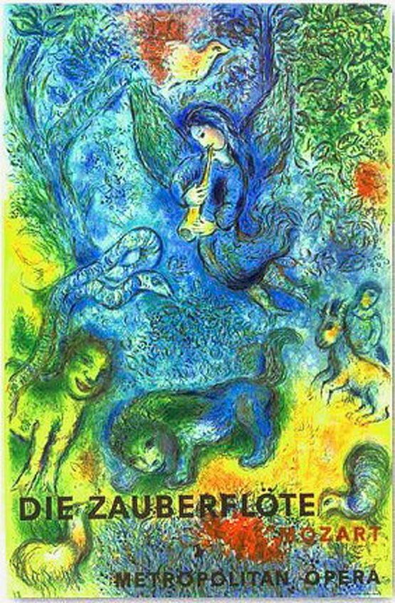 CHAGALL "DIE ZAUBERFLOTE." MOTZART.REDUCED TO $125 (1 of 1)
