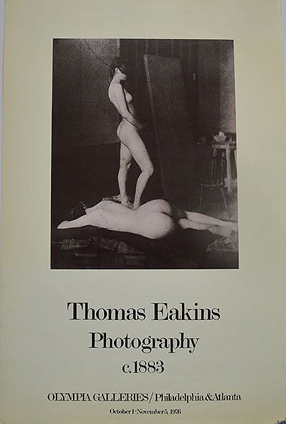 THOMAS EAKINS PHOTOGRAPHY: THOMAS EAKINS PHOTOGRAPHY. MEASURES AT 25 X 33