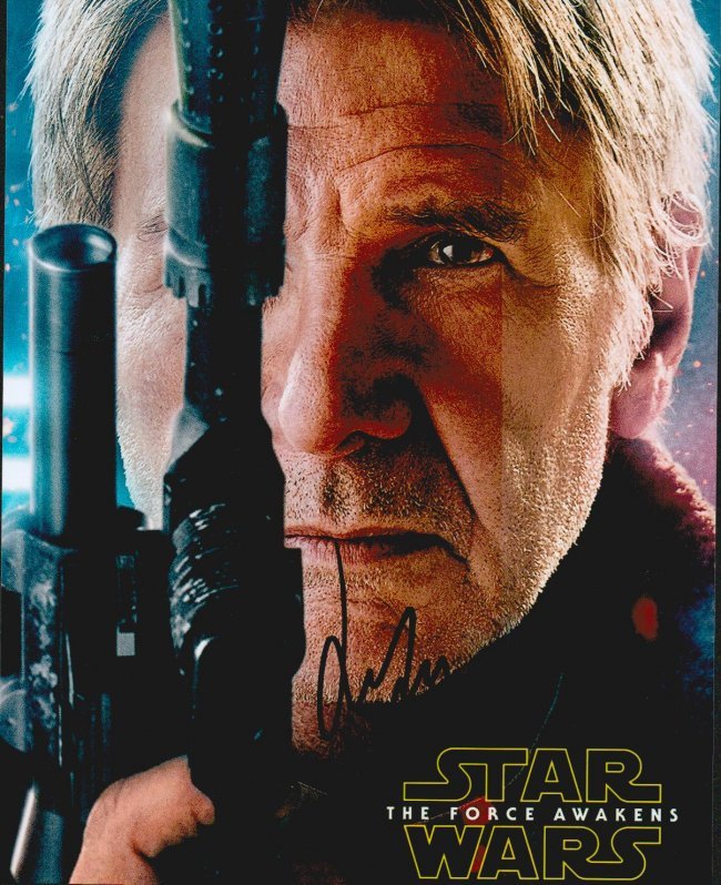 HARRISON FORD (STAR WARS) SIGNED 8 X 10 PHOTOGRAPH. THE (1 of 1)
