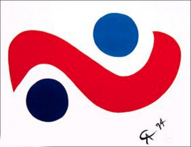 CALDER ALEXANDER skybird ORIGINAL LITHO (1 of 1)