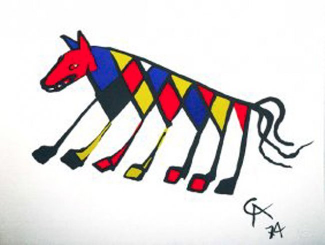 . CALDER ALEXANDER Beastie `ORIGINAL LITHO 1974 (1 of 1)