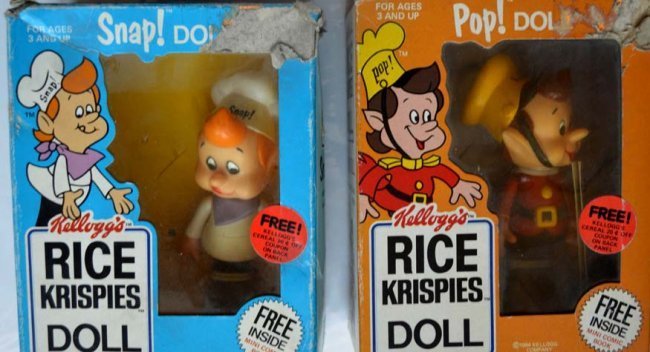KELLOG'S RICE KRISPIES POP DOLL & SNAP! DOLL (1 of 1)