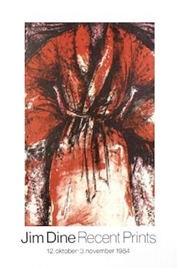 Jim Dine - "A Robe in Los Angeles": Jim Dine - "A Robe in Los Angeles", 30 x 19.25, very good condition
