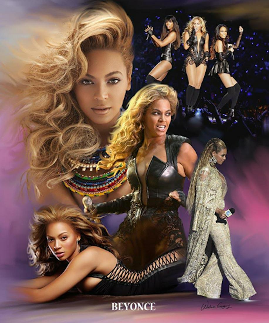 Wishum Gregory - "Beyonce": Wishum Gregory - "Beyonce", 24 x 20, very good condition