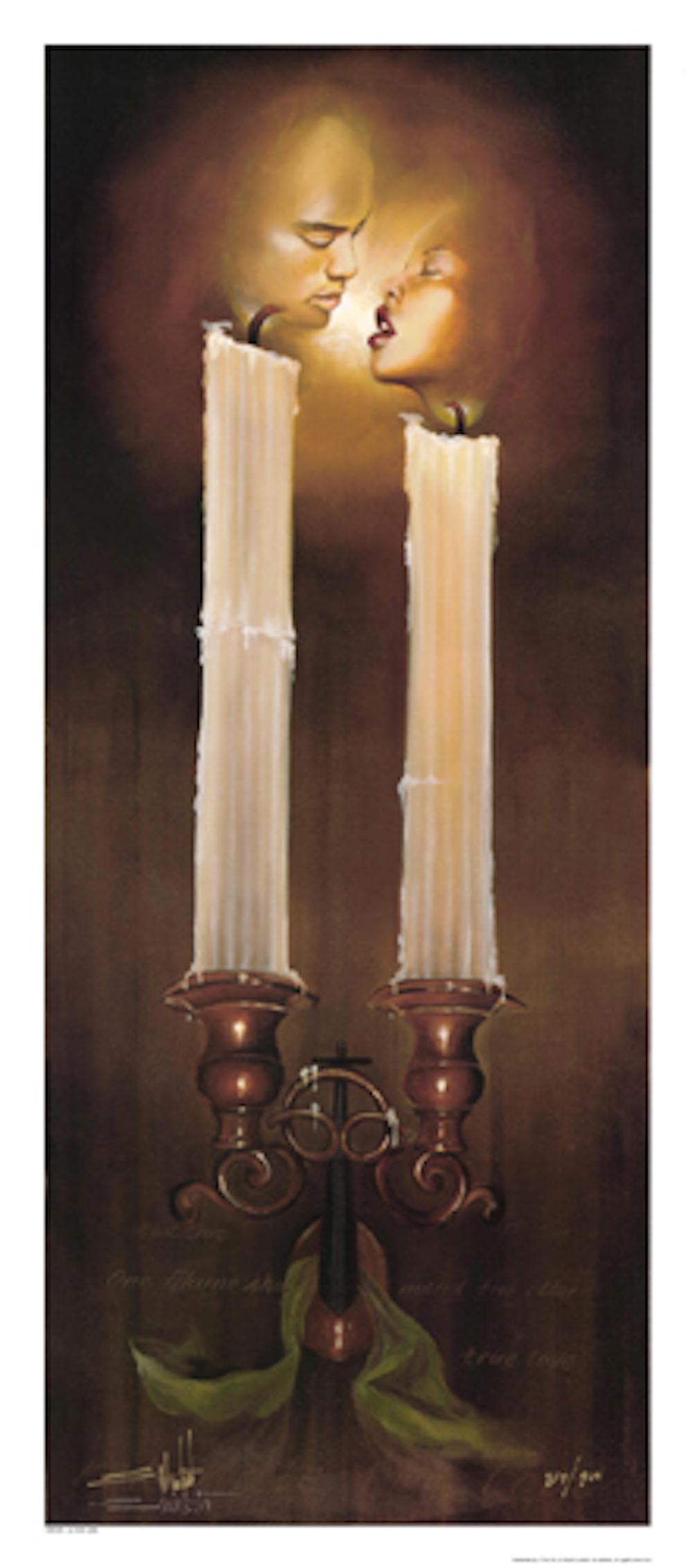 Edwin Lester - "Rekindle": Edwin Lester - "Rekindle", signed ed. 900, 34 x 14