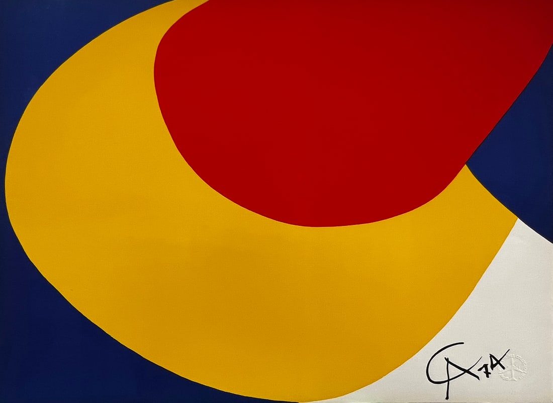 Alexander Calder - "Convection Flying Colors (original lithograph) (1 of 1)