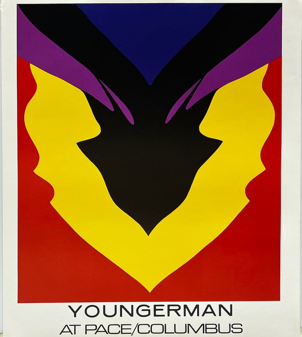 Jack Youngerman Exhibition Poster: Jack Youngerman Exhibition Poster. Offset Lithograph. 23 x 29.5. Very good condition