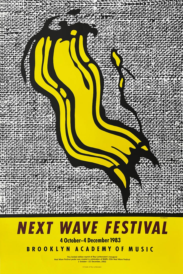 Roy Licthtenstein's "Next Way Festival" Poster (Litho): Roy Licthtenstein's "Next Way Festival" Poster (Litho). 24 x 36. Great condition