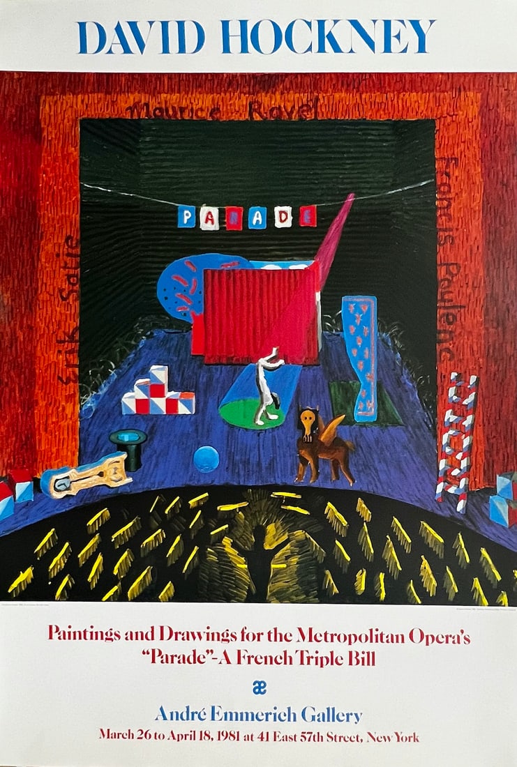 David Hockney - "The Set for Parade" (1 of 1)