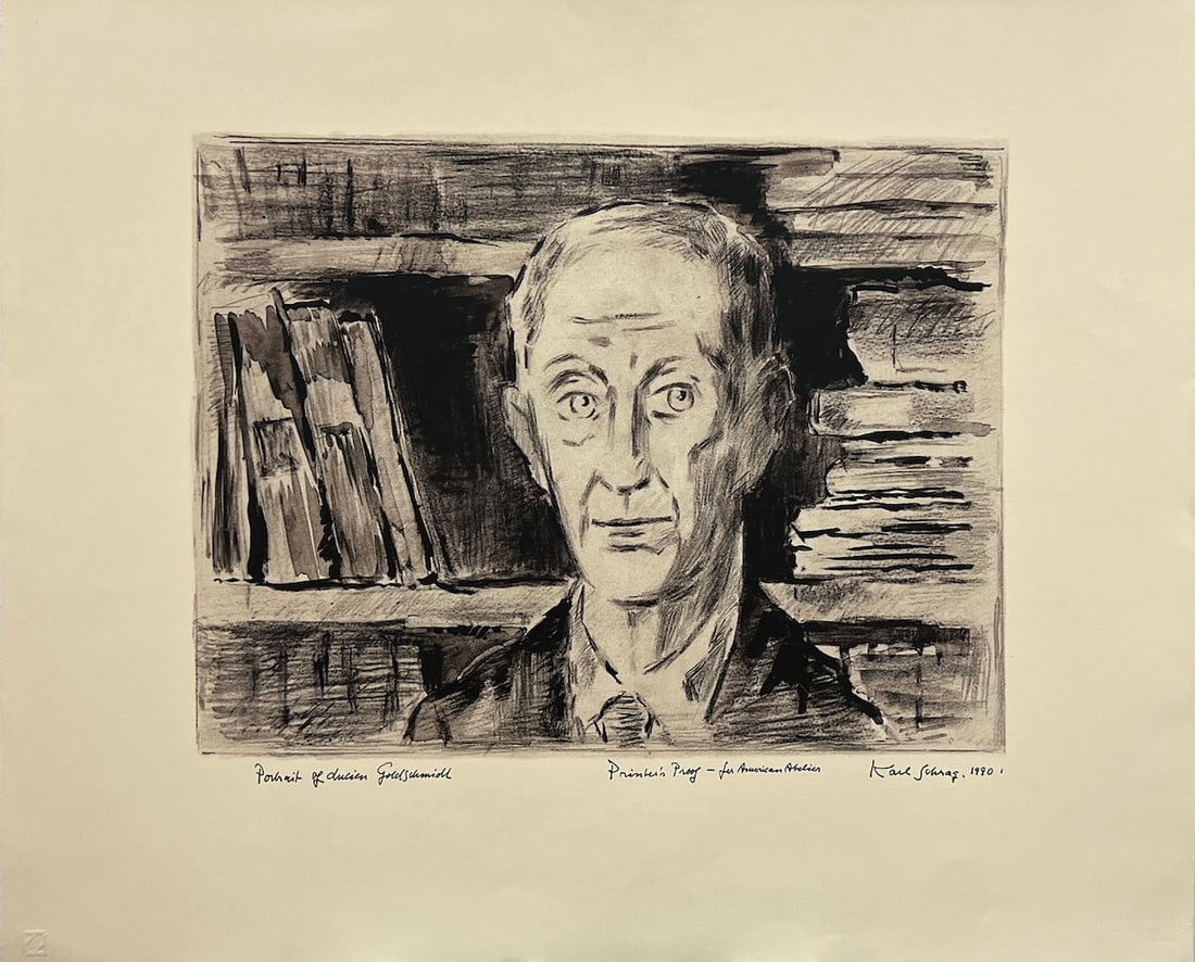 Karl Schrag - "Portrait of Lucien Goldschmidt" (1 of 1)