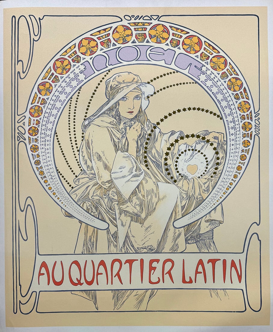 Alphonse Mucha - "Noel": Alphonse Mucha - "Noel". Lithograph. 24 x 32. Excellent condition