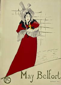 Henri de Toulouse Lautrec - "May Belfort" (1 of 1)