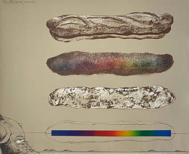 Ardy Struwer - Untitled Lithograph: Ardy Struwer - Untitled Lithograph. Handsigned Limited Edition Lithograph. 82/100. Paris, 1978. Excellent condition. 30 x 22