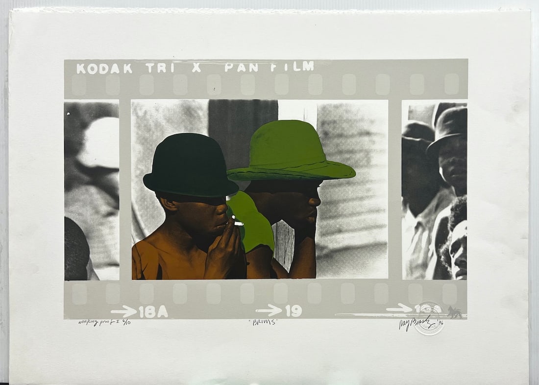 Ray Beasley - "Brims" Working Proof Lithograph (1 of 1)