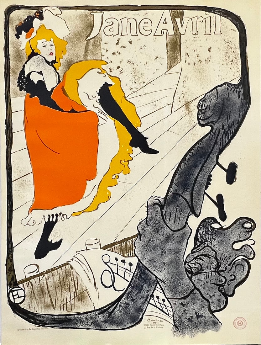 Henri de Toulouse Lautrec - "Jane Avril" (1 of 1)