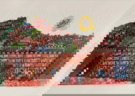 Amram Ebigi - "Barmitzvah at the Wall": Amram Ebigi - "Barmitzvah at the Wall". Hand Signed Artist's Proof Limited Edition. Excellent condition. 28 x 19