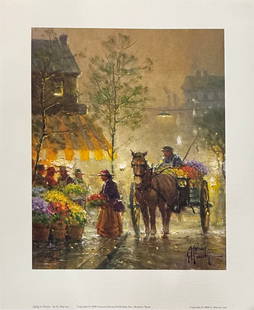 G. Harvey - "Lady's Choice": G. Harvey - "Lady's Choice". Artist Signed Limited Edition Lithograph. 2000. Comes with a Certificate of Authenticity. 12 x 15. Excellent Condition