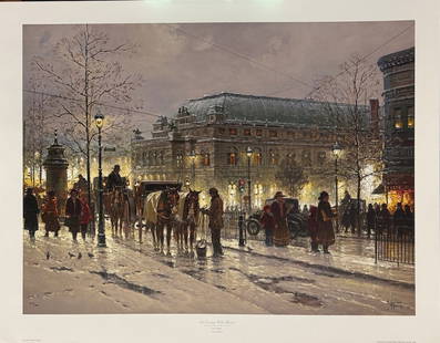 G. Harvey - "An Evening With Mozart": G. Harvey - "An Evening With Mozart". Artist Signed Limited Edition Lithograph. 1995. Comes with a Certificate of Authenticity. 33 x 26. Excellent condition