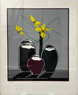 B.B. La Femme - "Still Life #2": B.B. La Femme - "Still Life #2". Hand Signed Limited Edition Shrink Wrapped on Whiteboard. Numbered 25/350. 1982. 23 x 30. Excellent condition