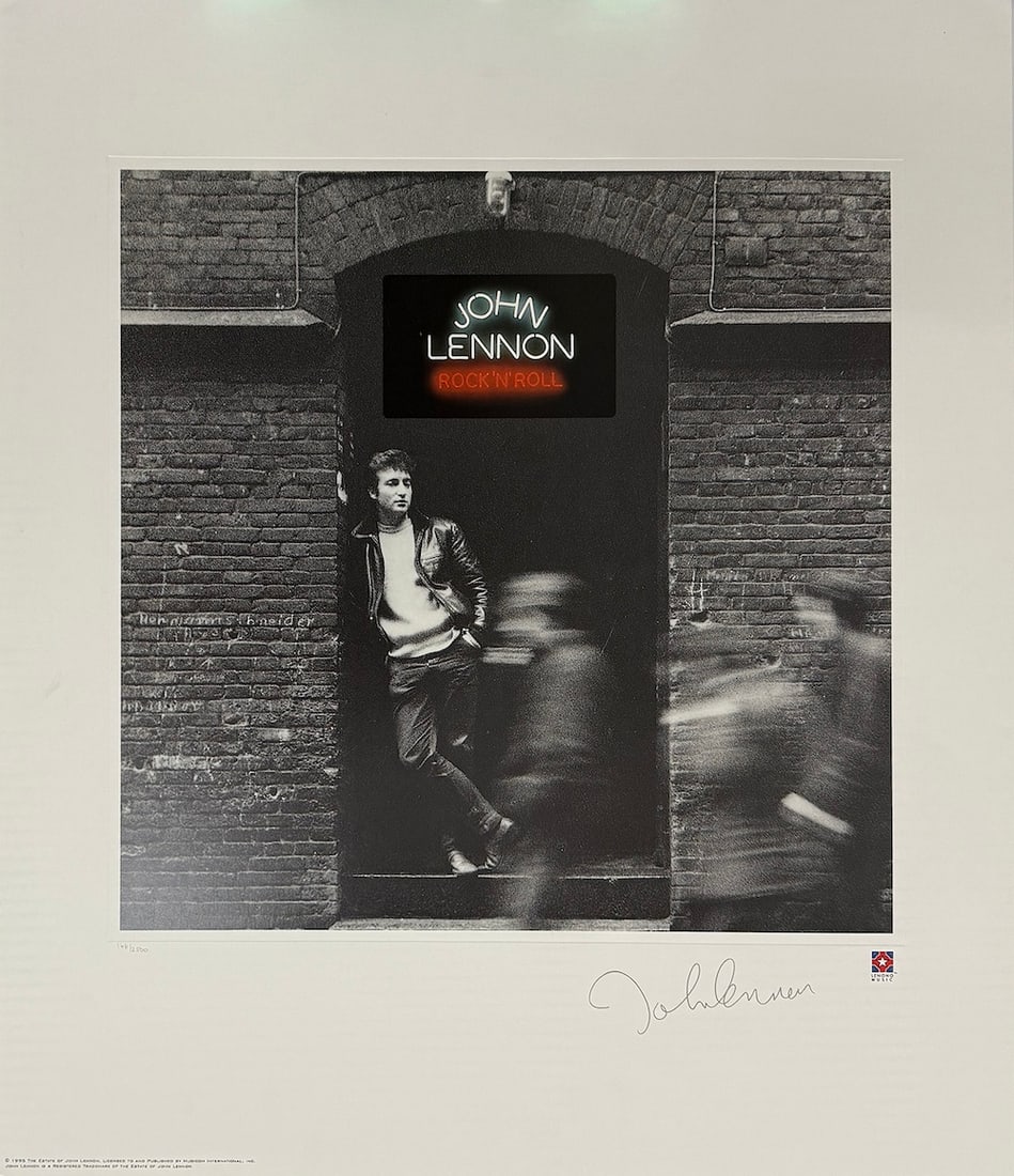 大感謝祭 John Lennon サイン入りポスターカード G1I22425si 大感謝祭 John Lennon サイン入りポスターカード G1I22425si