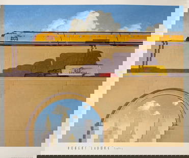 Robert LaDuke - "Traffic": Robert LaDuke - "Traffic". Reproduction Print. Circa 2001. 32 x 27. Excellent condition