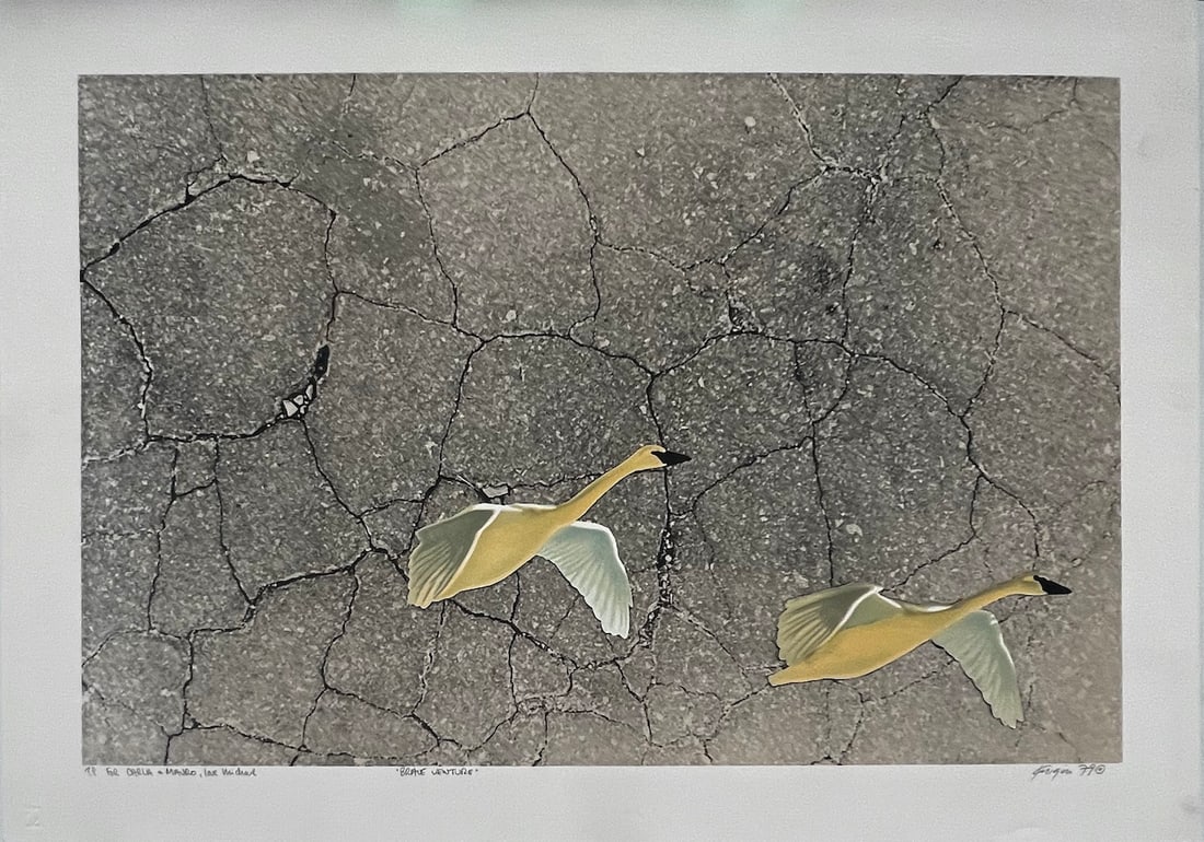 Michael Knigin - "Brave Venture" Lithograph: Michael Knigin - "Brave Venture" Lithograph. Hand/Pencil Signed Lithograph. 30 x 21. Excellent Condition