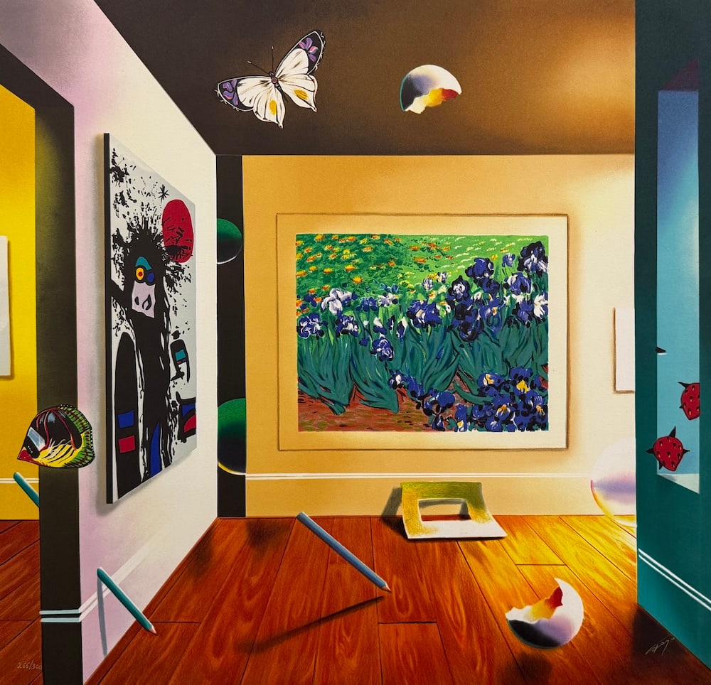 Ferjo - "Homage to Van Gogh": Ferjo - "Homage to Van Gogh". Signed and Numbered Limited Edition Lithograph. Numbered 266/300. Circa 2001. Comes with a Certificate of Authenticity. 23.5 x 23.5. Excellent condition