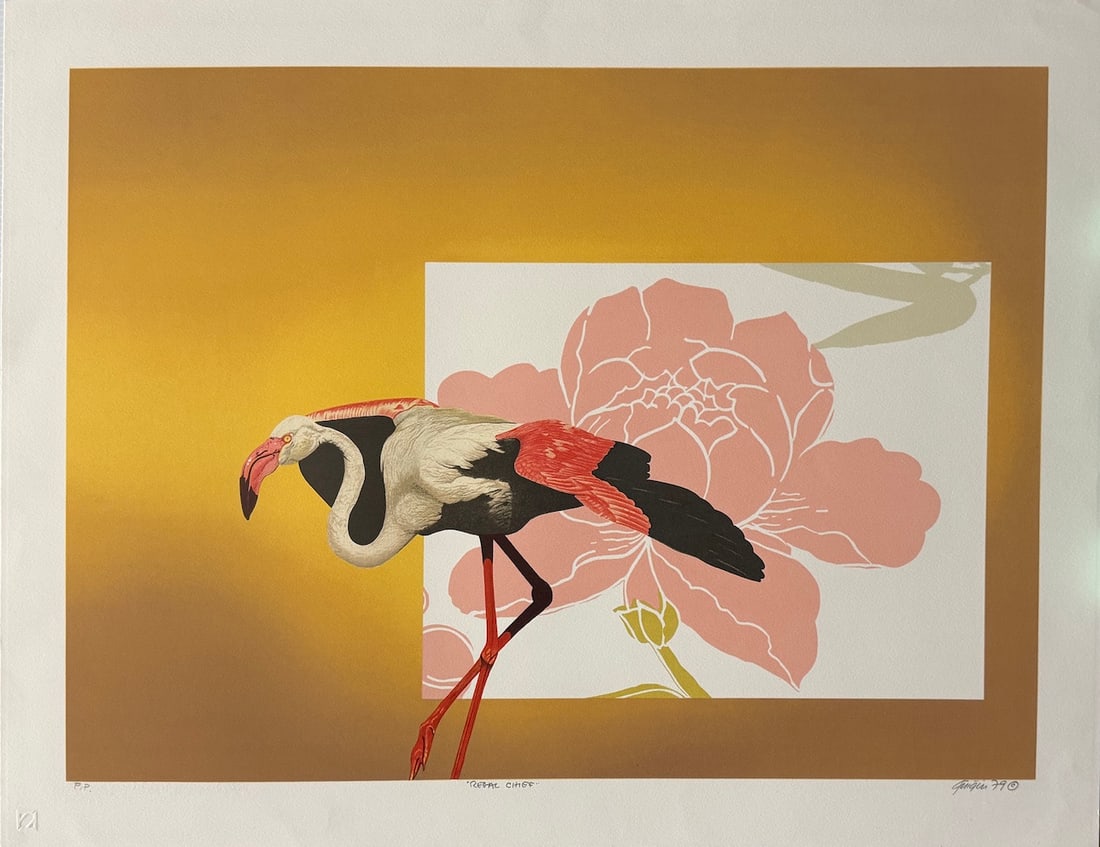 Michael Knigin - "Regal Chief": Michael Knigin - "Regal Chief". 1979. Hand-Signed Printer's Proof Lithograph. 29.5 x 21. Excellent Condition