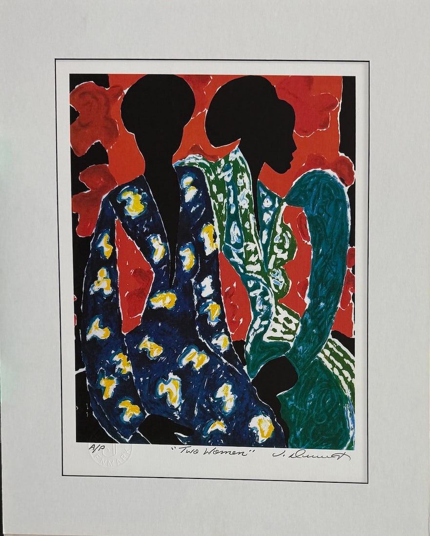 James Denmark - "Two Women" (Mounted) (1 of 2)