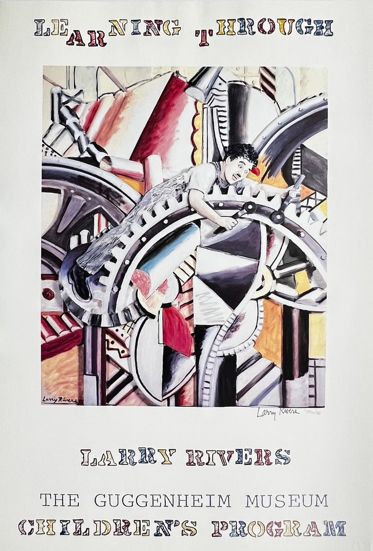 Larry Rivers - Exhibition Print: Larry Rivers - Exhibition Print. The Gugghenhelm Museum. 24 x 36. Excellent condition
