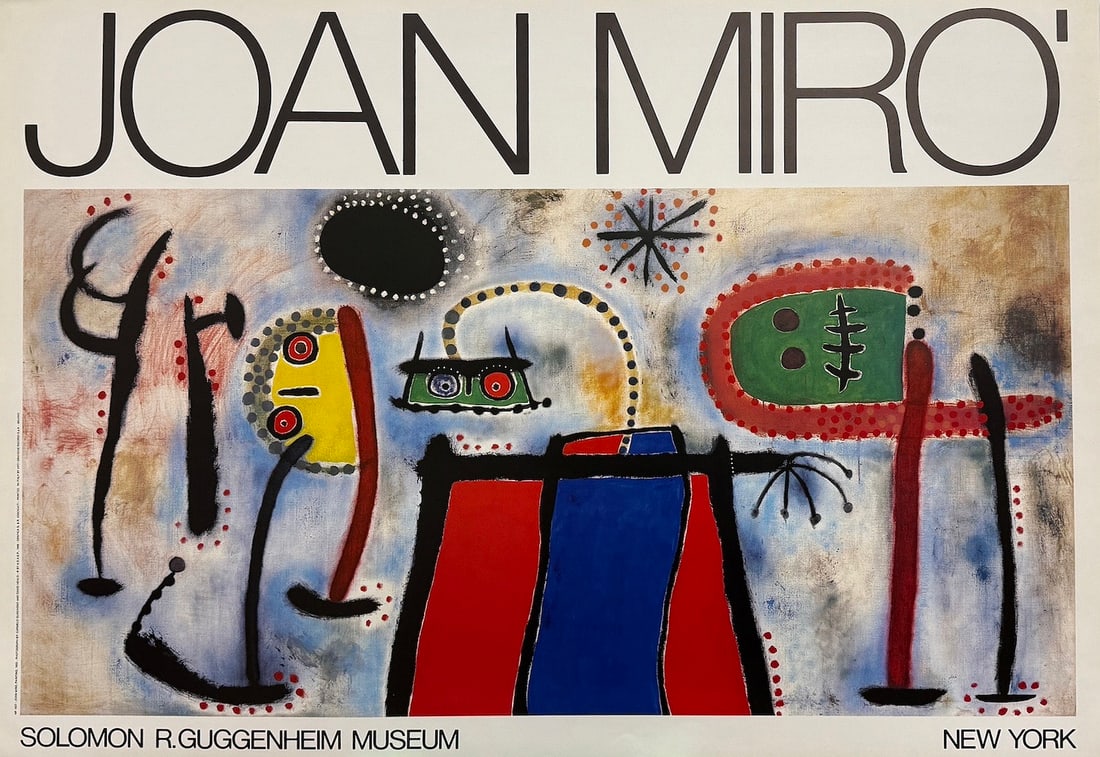 Joan Miro Exhibition Print (1 of 1)