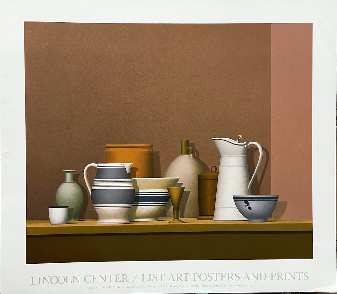 William Bailey - "Still Life Ostia" (Rare Oversize Litho") (1 of 1)