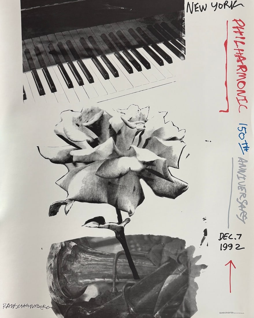 Robert Rauschenberg - "New York Philharmonic 150th Anniversary, 1992" (1 of 4)