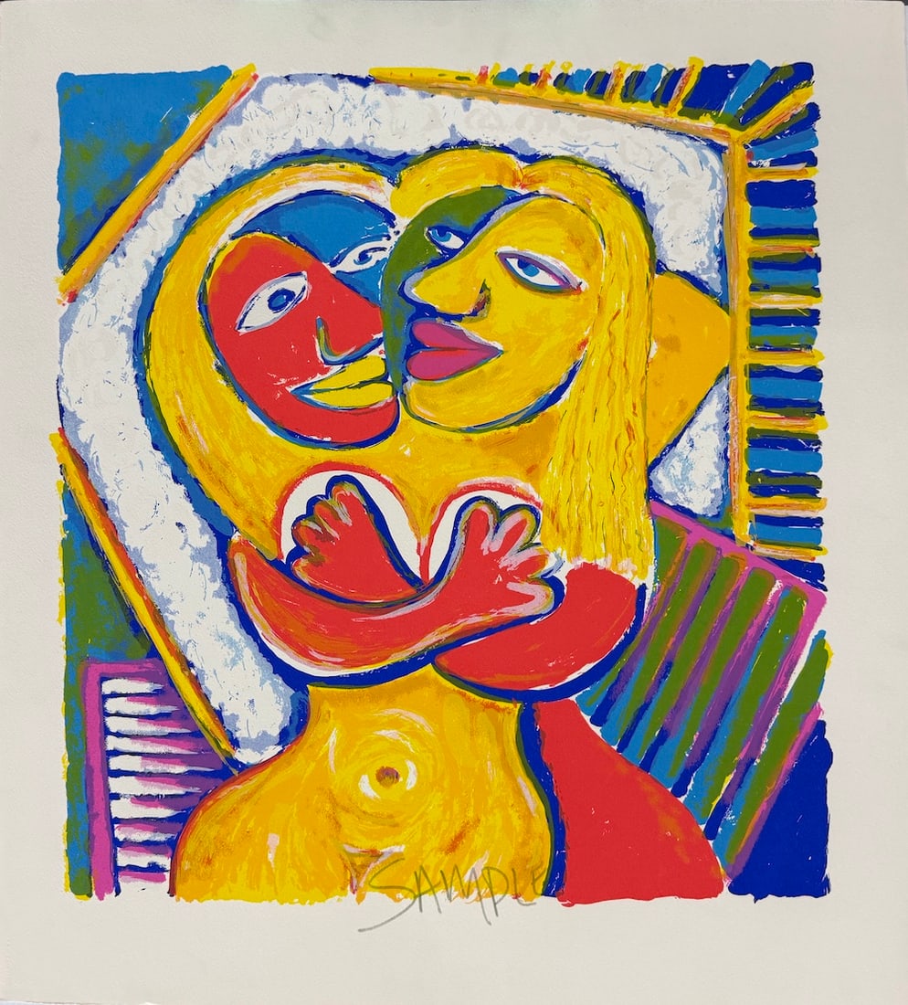 Chae Tong Yull - "Couple" (Sample Print) (1 of 2)