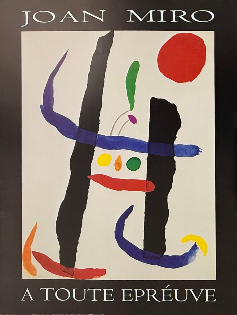 Joan Miro - "A Toute Epreuve" (1 of 1)