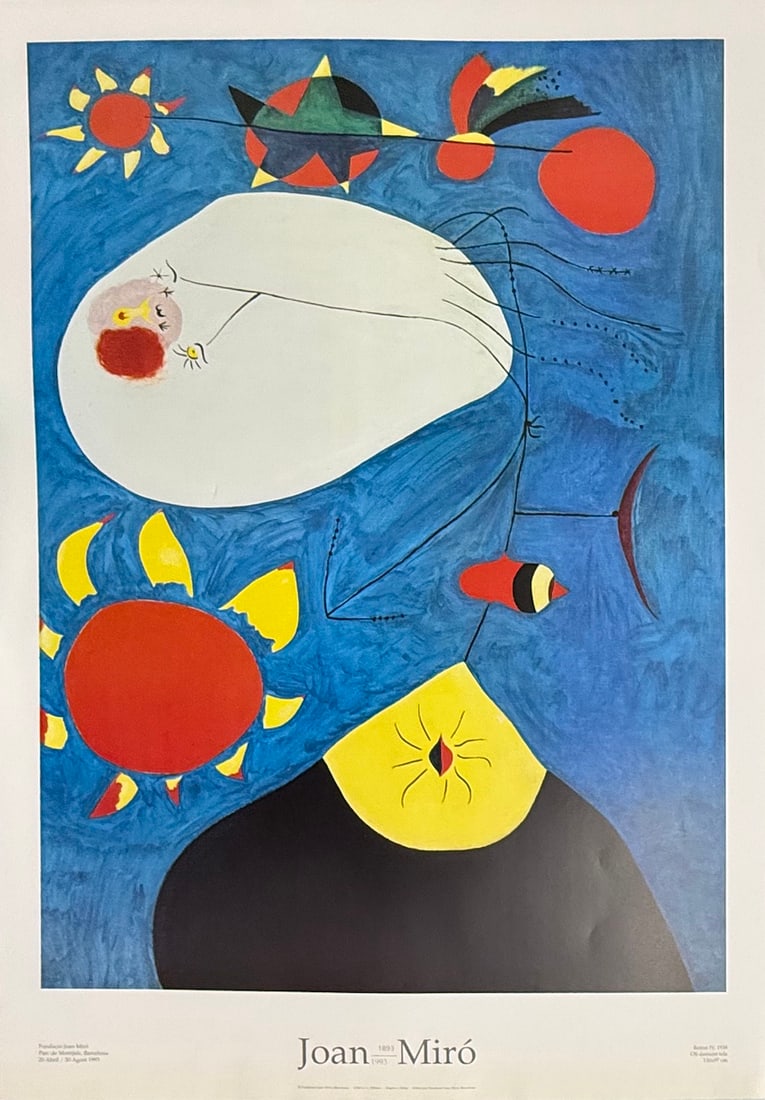 Joan Miro - Exhibition Print (Oversize Litho) (1 of 2)