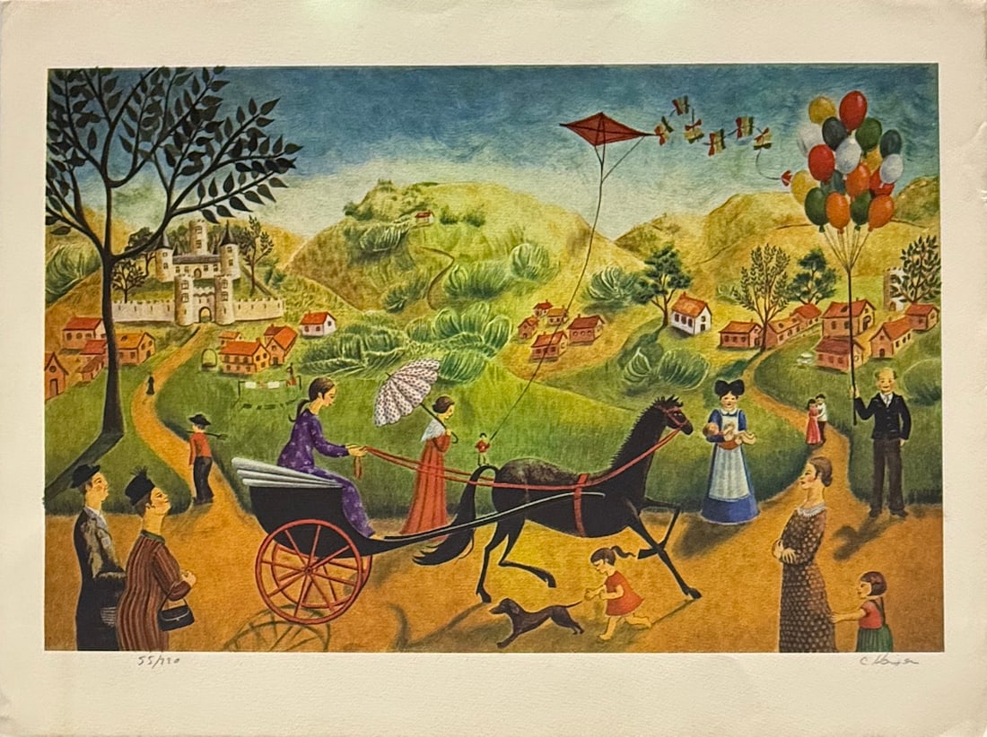 Claude Kaiser - Untitled Lithograph (1 of 3)